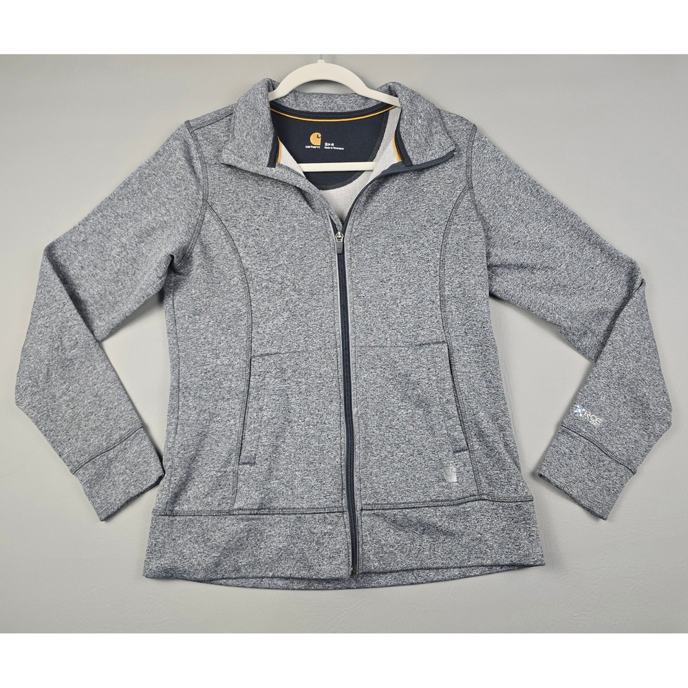Carhartt Force Extremes Women Gray Full Zip Performance Jacket S 4/6 102786